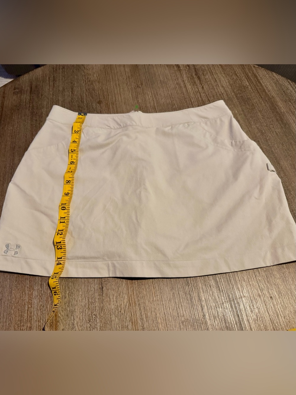 Under Armour Beige Women's Athletic Skort with Subtle Logo
